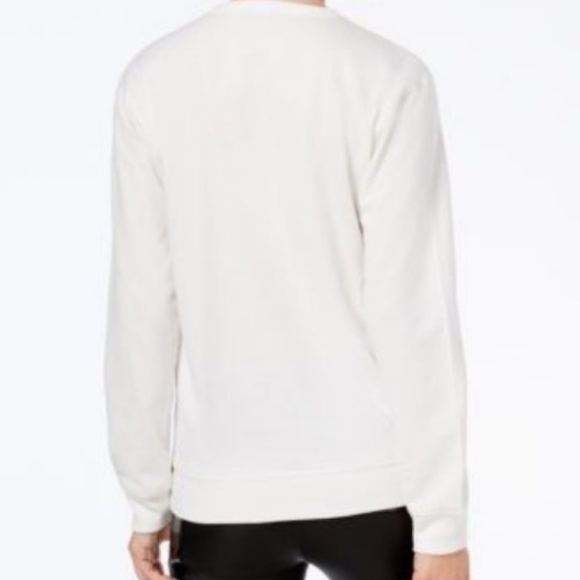 Cold Crush Graphic-Print Choker Sweatshirt Top - Picture 2 of 3